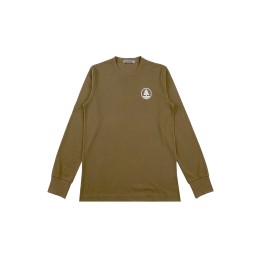 Customized military green long-sleeved T-shirt round neck T-shirt design Agriculture, Fisheries and Conservation Department Environmental Protection T-shirt 32s CVC Pearl 170G T1123 Customized military green long-sleeved T-shirt round neck T-shirt design Agriculture, Fisheries and Conservation Department Environmental Protection T-shirt 32s CVC Pearl 170G T1123